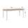 Karrige druri me krahë & shpinë rattan, 50×52×93.5 cm (HM8301), bardhë