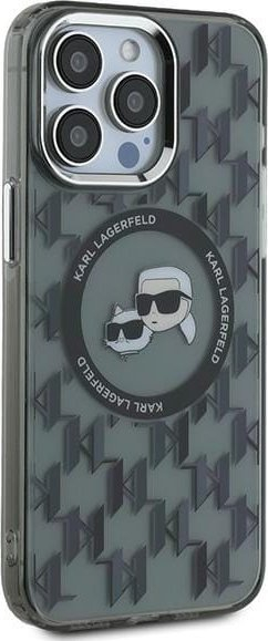 Etui telefoni Karl Lagerfeld KLHMP15LHMCKMHK, për iPhone 15 Pro 6.1", MagSafe, e zezë