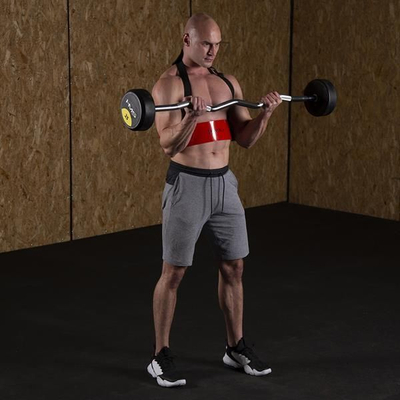 Rrip profesional për fitnes HMS ABX02, i kuq/zi