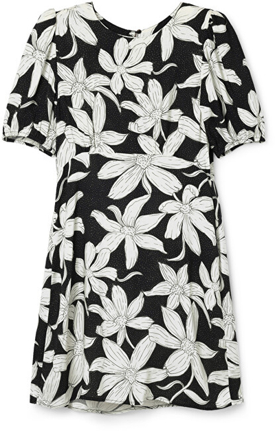 Fustan për femra Desigual Vest Nashville, i zi/bardhë