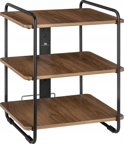 Stendë monitori Maclean MC-978, 3 rafte, 90kg, e zezë