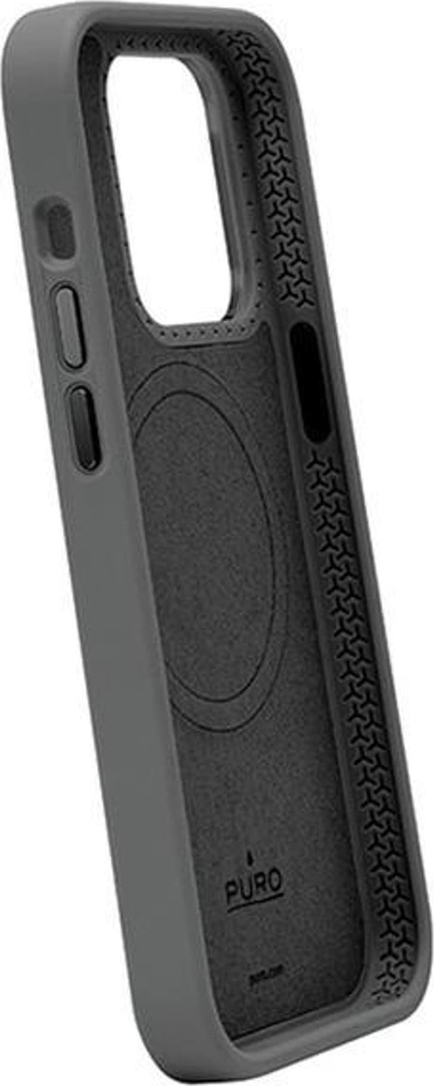 Kapak telefoni Puro ICON Mag Pro për iPhone 15 Pro Max, silikon, MagSafe, i zi