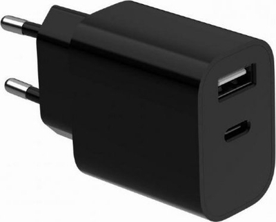 Karikues universal USB Gembird, 2 porta, 2.4A 12W, i zi
