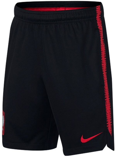 Shorce futbolli Nike Kids Dry Poland Squad Shorts, madhësia 122-128 cm, të zeza