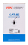 Kabllo rrjeti Hikvision DS-PL-5E, UTP CAT 5E, 305m, gri