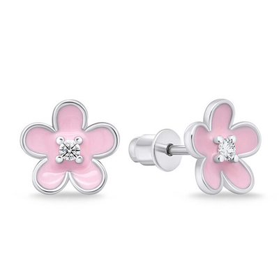 Vathë Brilio SIlver Flowers EA709WP