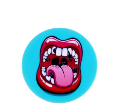 Mbajtëse universale telefoni iLike Popsocket Lips, rozë blu