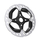 Disk frenimi biçiklete Shimano XTR MT900, Center Lock, 180 mm, argjendtë e zezë