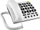 Фиксен телефон Doro PhoneEasy 311C, со кабел, компатибилен со апарати за слух, бел