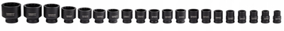 Set çelësa goditës Tir, 3/4", 26 copa, në kuti