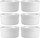 Сет мали чинии за печење Vilde, 260 ml, 6 парчиња, бели