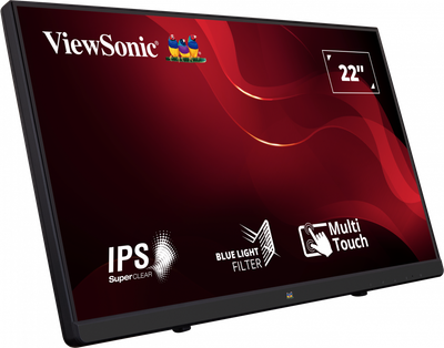 Monitor me prekje ViewSonic TD2230, 22", IPS, Full HD, i zi