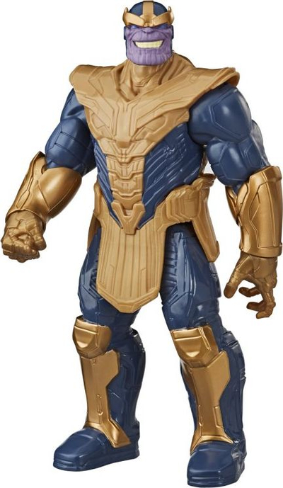 Figurë lodër Marvel Avengers Titan Hero Thanos, 30 cm, për kalamaj 4+, blu me të artë