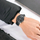 Orë dore Casio MTP1370L-1A, quartz, rrip lëkure, e zezë