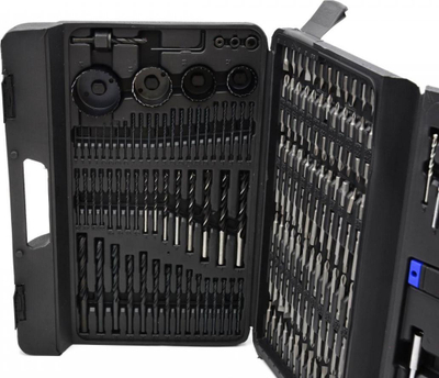 Set veglash GEKO G38113, 217 copë, stërvita dhe bita, në valixhe plastike