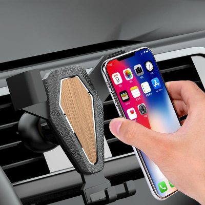 Mbajtës telefoni për makinë Hurtel Gravity YC07, për 4-7", për grilë ajri, i zi