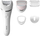 Depilator Philips Series 8000 Satinelle BRE710/00, 100% i papërshkueshëm nga uji, koka e gjerë, i bardhë