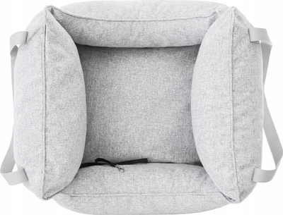Sedilje makine për qen One, 60x55 cm, transportuese, gri