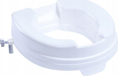 Ngritës ulëse tualeti Dietz Relaxon, 10 cm, pa kapak, i bardhë