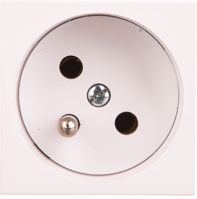 Prizë muri Kopos Single QP 45x45, 16A 250V, e bardhë