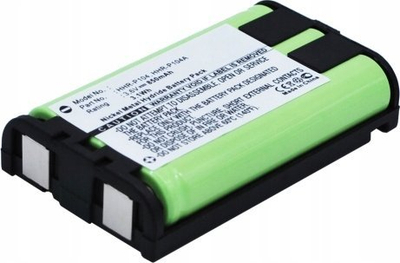 Bateri telefon pa fije Panasonic HHR P104, 850mAh, 3.6V, e zezë