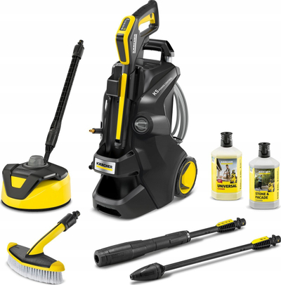 Lavatriçe me presion Karcher K5 Power Control Flex Home and Brush 90 vjetori, Plug’n’Clean, motor me ftohje me ujë, e verdhë