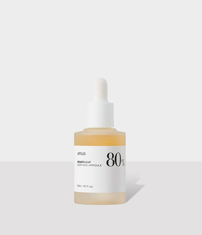 Ampulë qetësuese për fytyrë Anua Heartleaf 80% Soothing, 30 ml