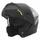Helmetë moto Nox N968 Ultra, flip up me vizor, e zezë me fluo, madhësia M