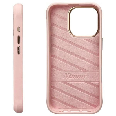 Mbulesë telefoni Nimmy Glasses Cool Cat për iPhone 16 Pro Max 6.9", TPU PC, rozë