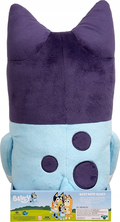 Kukull pelushi Bluey Jumbo Plush, 18", për kalamaj 3+