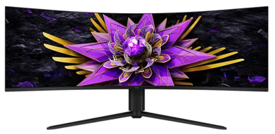 Monitor i lakuar gaming TCL 57R94, 57", Dual 4K UHD 32:9, 120Hz, i zi