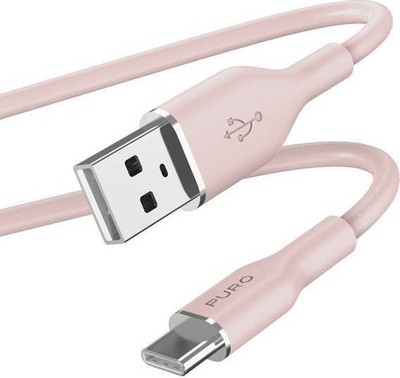 Kabllo USB Puro PUR676, USB A me USB C, 1.5m, rozë