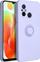 Kapak telefoni Xiaomi Redmi 12C, silikon, me unazë, vjollcë