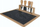 Set dërrasash për servirje djathi Alpina Cheese Tasting, bambu 33 x 26.5 cm, 5 copë, ngjyrë druri edhe e zezë