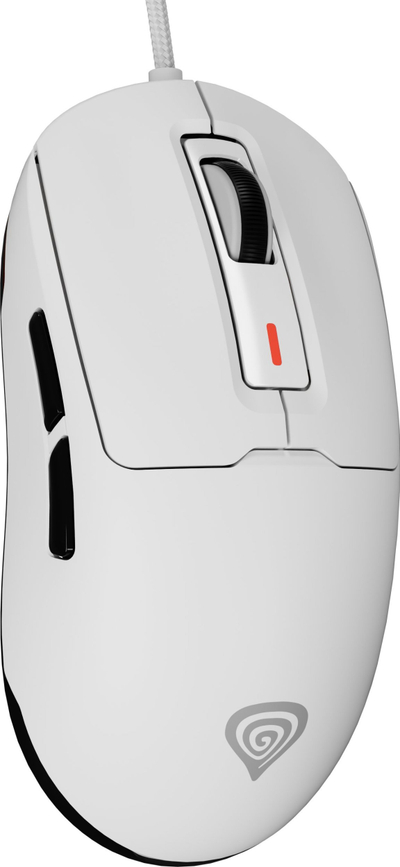 Set maus lojrash Genesis Krypton 660 White me mousepad Polon 200 L, 49 g, RGB, i bardhë