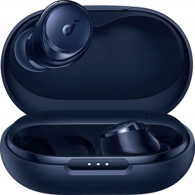 Kufje wireless Soundcore Space A40, True Wireless, ANC, blu e errët