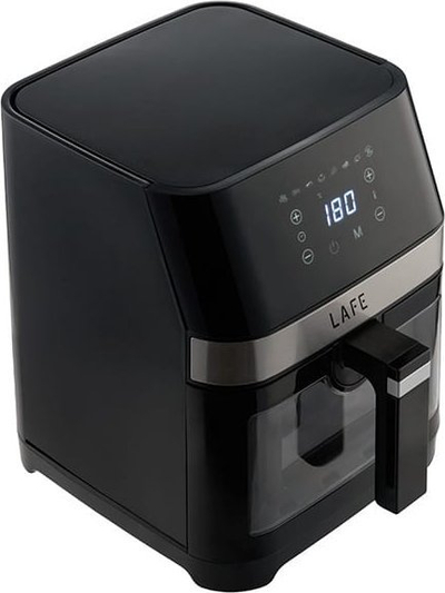 Фритеза со воздух Lafe Air Fryer, 5L, 1500W, 8 програми, црна