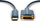 Kabllo DisplayPort në DVI ClickTronic, 3 m, konektorë që rrotullohen, blu e errët