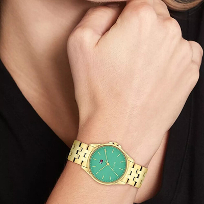 Orë dore për femra Tommy Hilfiger Jade 1782774, e artë