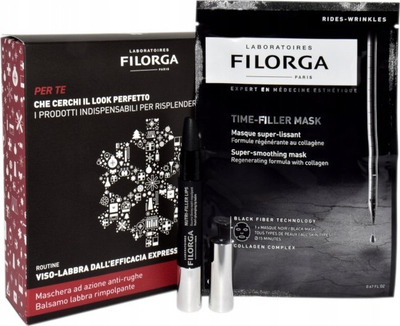 Set për kujdesin e buzëve Filorga Nutri Filler Lips 4ml + Time Filler Mask