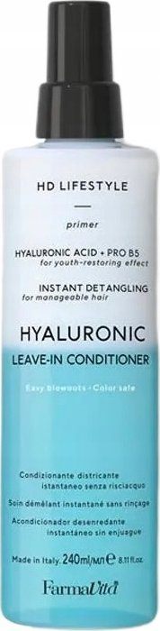 Balsam flokësh Farmavita Hyaluronic Leave In Conditioner, pa shpëlarje, acid hialuronik, 240ml