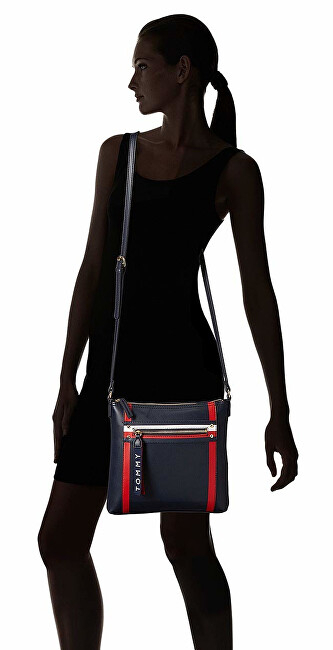 Çantë krahu Tommy Hilfiger, tri ngjyrëshe