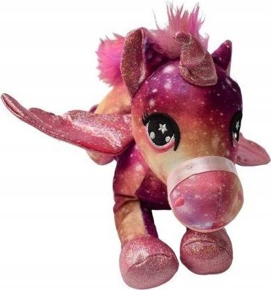 Lodër pelushi Deef Mascot Njëbrirësh me krahë, i madh, shumëngjyrësh