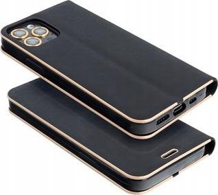 Këllf telefoni Luna Book Gold Flip, për Xiaomi Redmi 10C, magnet, i zi
