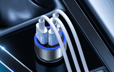 Karikues makine Remax RCC327, 2x USB dhe USB-C, 83W, gri metalik