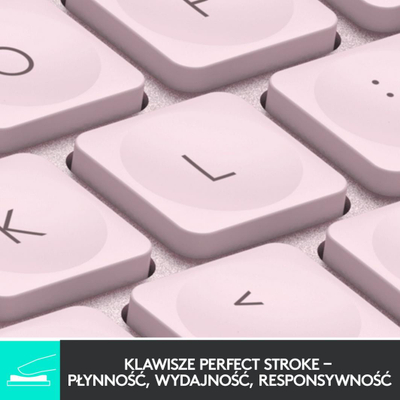Tastierë Logitech MX Keys Mini Wireless (920-010500), UK, rozë