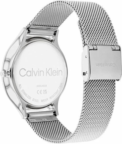 Orë gocash Calvin Klein Timeless 2H 25200001, analoge, çelik inox, argjendi