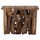 Konzolë teak natyral 100×35×75 cm (FB99336)