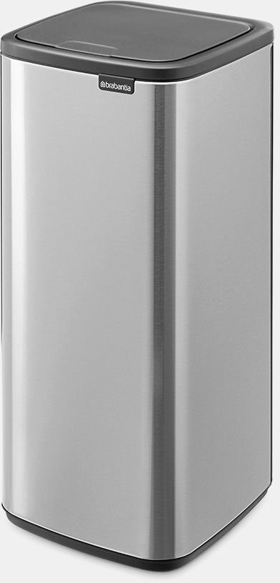 Kosh mbeturinash Brabantia Touch Bin Bo, 30L, soft touch, argjendtë