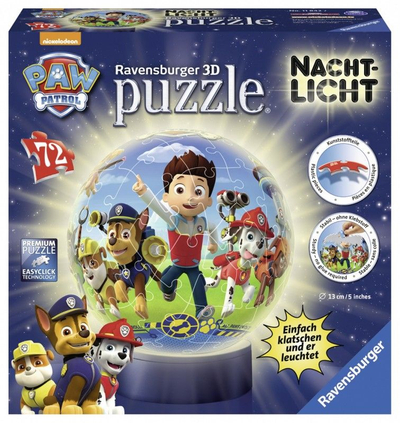 Llambë puzzle Ravensburger Paw Patrol, 72 elemente